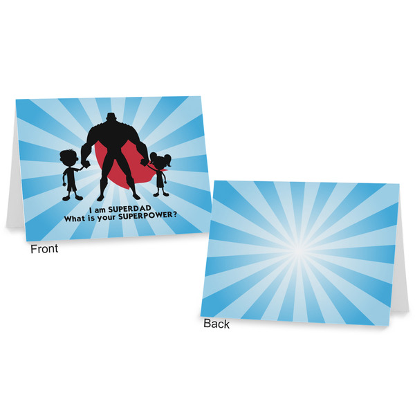 Super Dad Postcard - Front and Back
