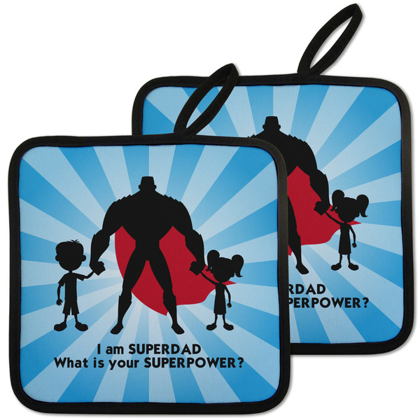 Super Dad Pot Holders - Set of 2 MAIN