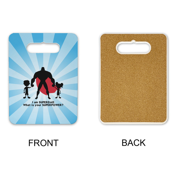 Super Dad Rectangle Trivet with Handle - APPROVAL