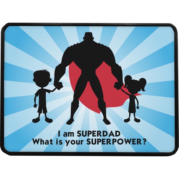 Super Dad Rectangular Car Hitch Cover w/ FRP Insert (Select Size)
