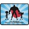 Super Dad Rectangular Car Hitch Cover w/ FRP Insert (Select Size)