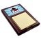Super Dad Red Mahogany Sticky Note Holder - Angle