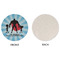 Super Dad Round Linen Placemats - APPROVAL (single sided)