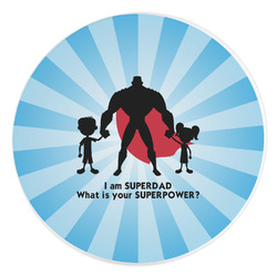 Super Dad Round Stone Trivet