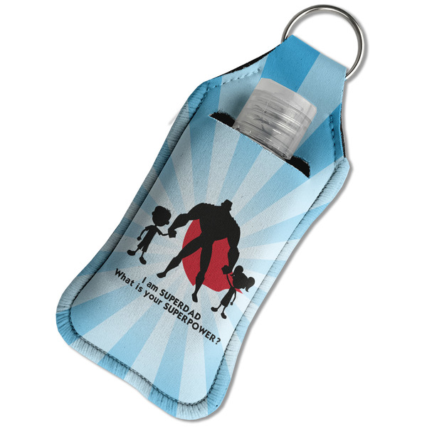 Super Dad Sanitizer Holder Keychain - Large in Case