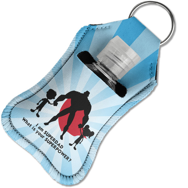 Super Dad Sanitizer Holder Keychain - Small in Case