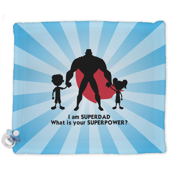 Custom Super Dad Security Blanket - Single Sided