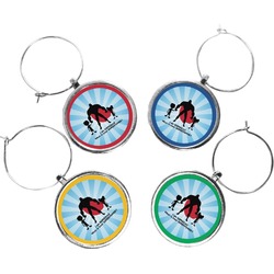 Super Dad Wine Charms (Set of 4)