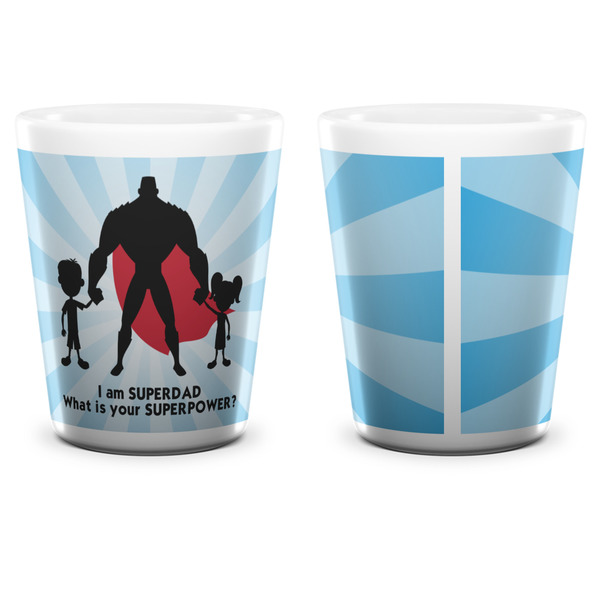 Super Dad Shot Glass - White - APPROVAL