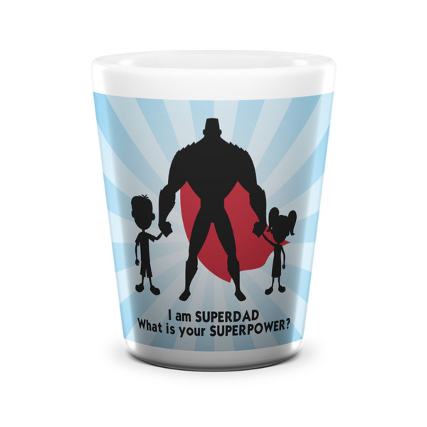 Super Dad Shot Glass - White - FRONT