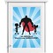 Super Dad Single White Cabinet Decal