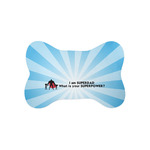 Super Dad Bone Shaped Dog Food Mat (Small)