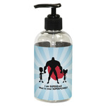 Super Dad Plastic Soap / Lotion Dispenser (8 oz - Small - Black)
