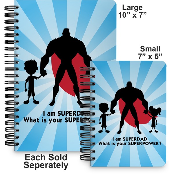 Super Dad Spiral Journal - Comparison