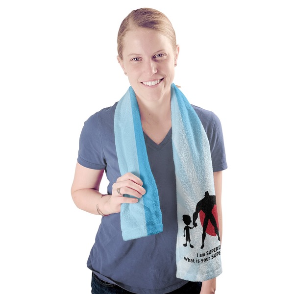 Super Dad Sport Towel - Exercise use - Model
