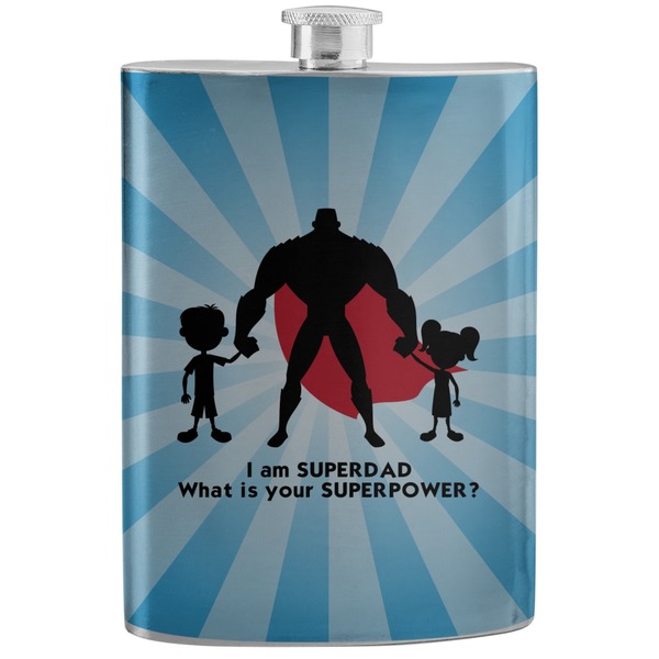 Custom Super Dad Stainless Steel Flask