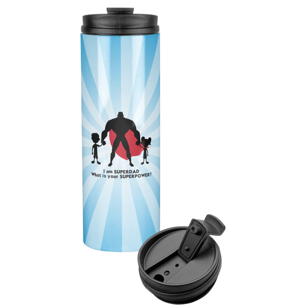 Custom Super Dad Stainless Steel Skinny Tumbler
