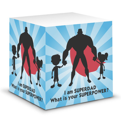 Super Dad Sticky Note Cube