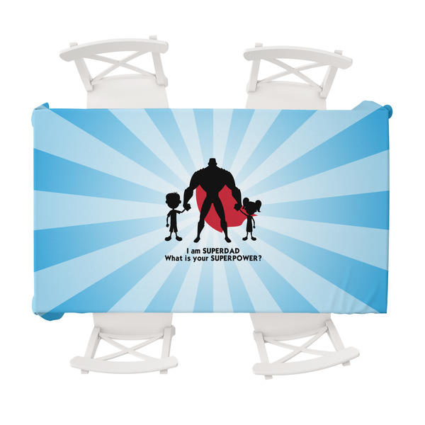 Custom Super Dad Tablecloth - 58"x102"
