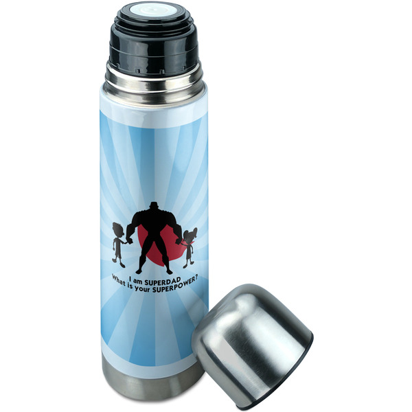 Super Dad Thermos - Lid Off
