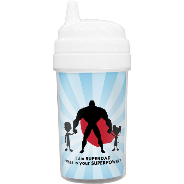 Custom Super Dad Toddler Sippy Cup