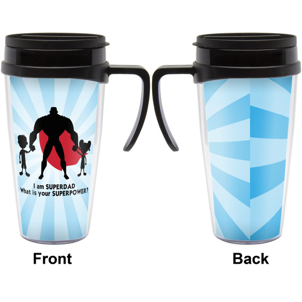 Super Dad Travel Mug with Black Handle - Approval