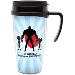 Super Dad Acrylic Travel Mug with Handle