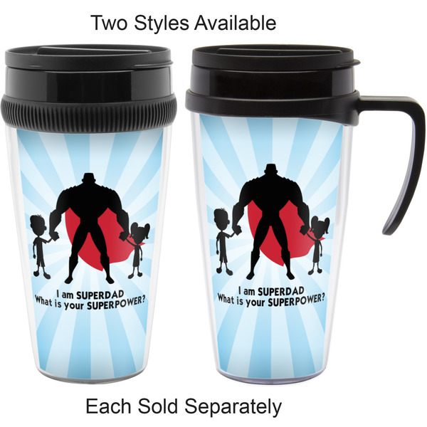 Super Dad Travel Mugs - with & without Handle