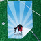 Super Dad Waffle Weave Golf Towel - In Context