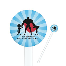 Super Dad Round Plastic Stir Sticks