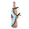 Super Dad Wine Bottle Apron - DETAIL WITH CLIP ON NECK