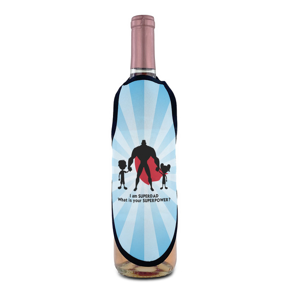 Super Dad Wine Bottle Apron - IN CONTEXT