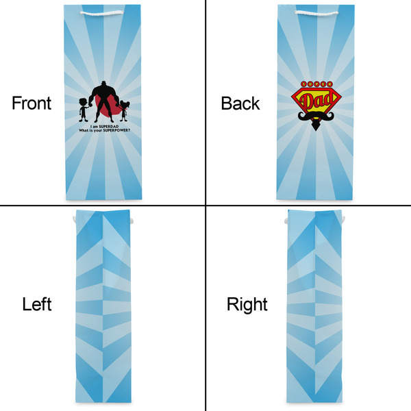 Super Dad Wine Gift Bag - Gloss - Approval