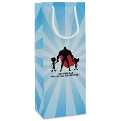 Super Dad Wine Gift Bags - Gloss