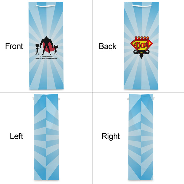 Super Dad Wine Gift Bag - Matte - Approval