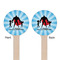 Super Dad Wooden 6" Stir Stick - Round - Double Sided - Front & Back
