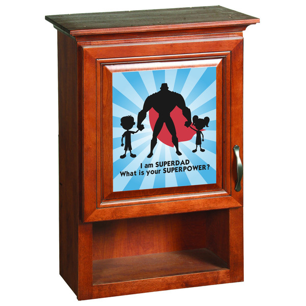 Super Dad Wooden Cabinet Decal (Medium)