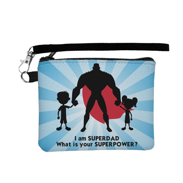 Custom Super Dad Wristlet ID Case