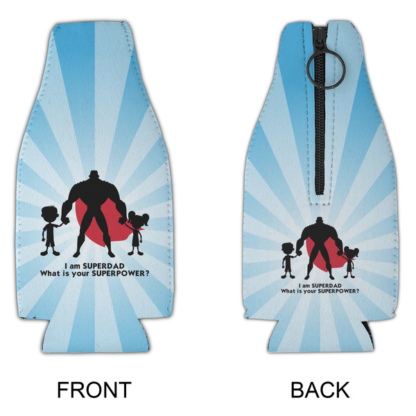Super Dad Zipper Bottle Cooler - APPROVAL