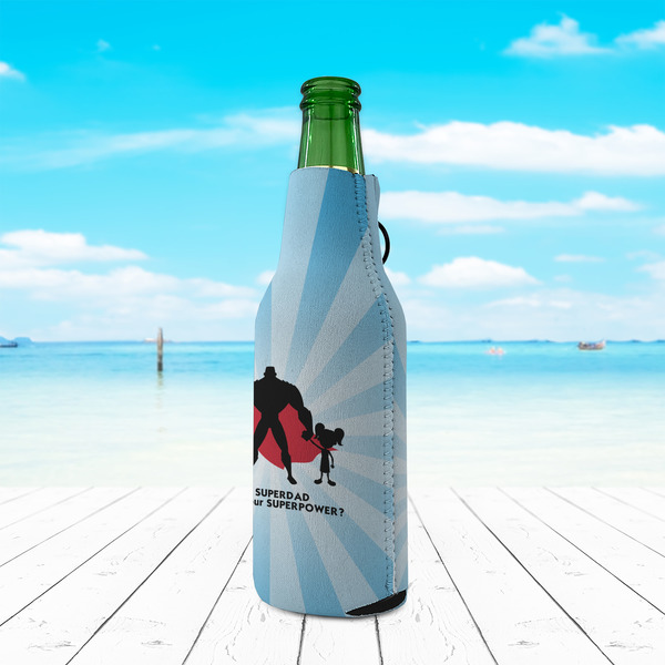 Super Dad Zipper Bottle Cooler - LIFESTYLE