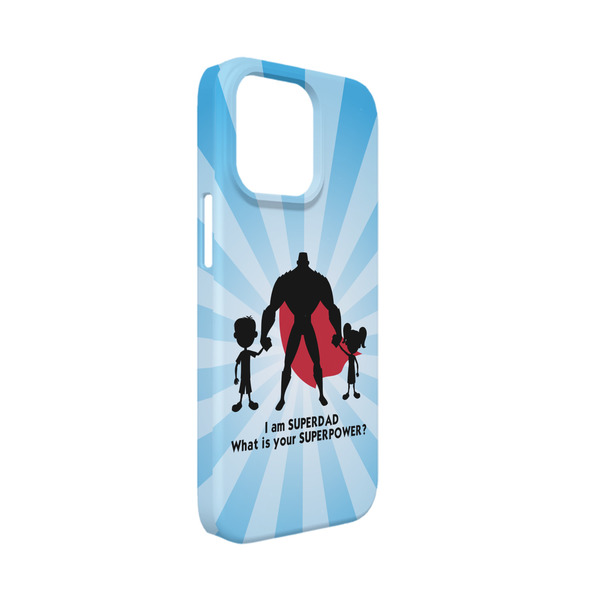 Custom Super Dad iPhone Case - Plastic - iPhone 13 Mini