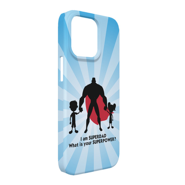 Custom Super Dad iPhone Case - Plastic - iPhone 13 Pro Max
