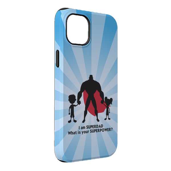 Custom Super Dad iPhone Case - Rubber Lined - iPhone 14 Pro Max