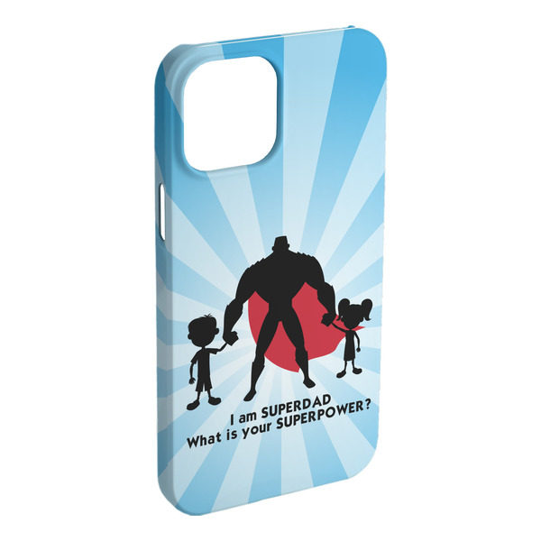 Custom Super Dad iPhone Case - Plastic
