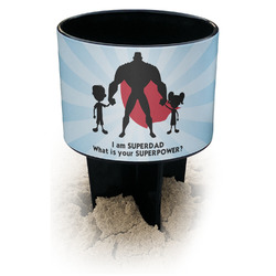 Super Dad Black Beach Spiker Drink Holder
