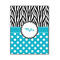 Dots & Zebra 11x14 Wood Print - Front View
