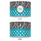 Dots & Zebra 12" Drum Lampshade - APPROVAL (Poly Film)