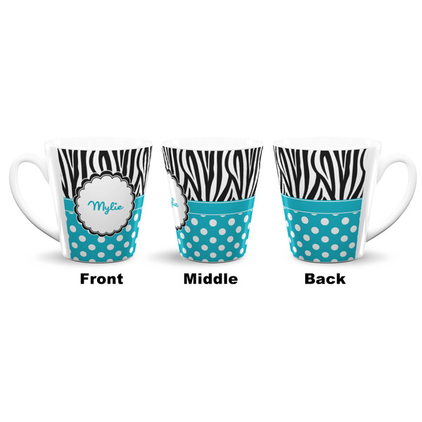 Dots & Zebra 12 Oz Latte Mug - Approval