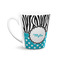 Dots & Zebra 12 Oz Latte Mug - Front