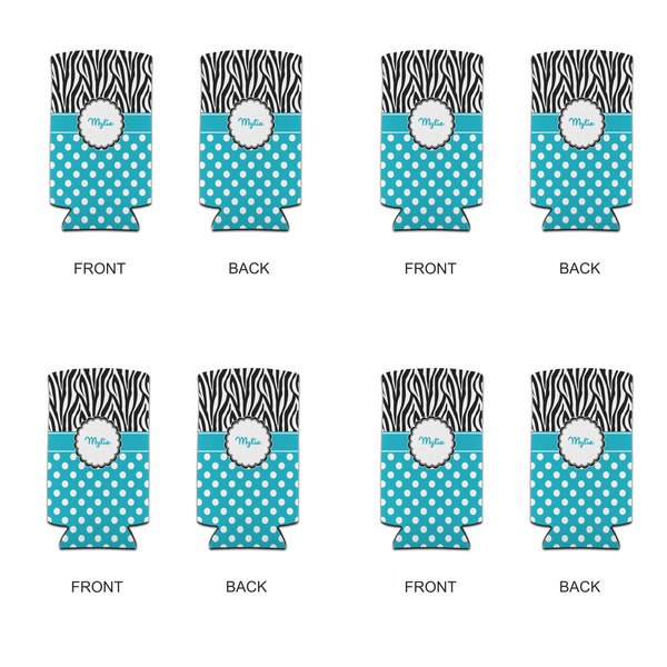 Dots & Zebra 12oz Tall Can Sleeve - Set of 4 - APPROVAL